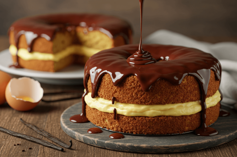 Boston Cream Cake Recipe: 5 Easy Steps for Bakery Taste