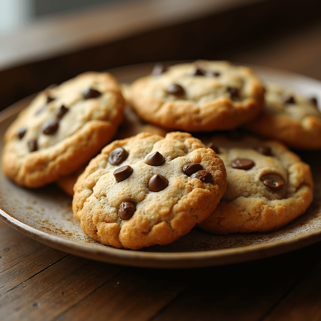 cookies in a plate