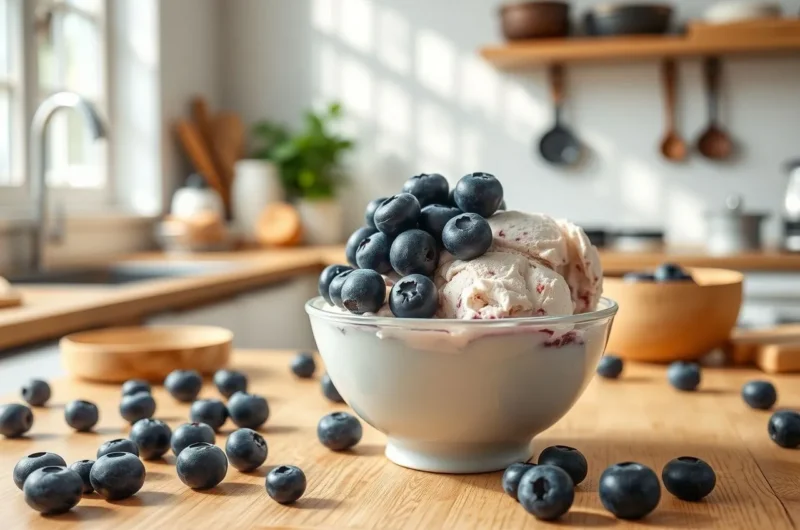 Best 5 Minute Blueberry Ice Cream Recipe for Summer Fun