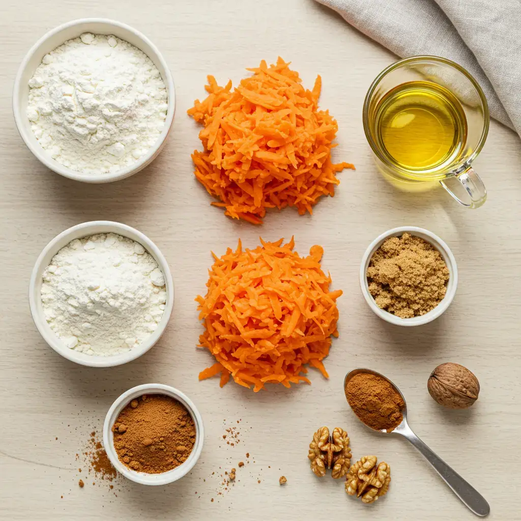 carrot cake cookies recipe ingredient