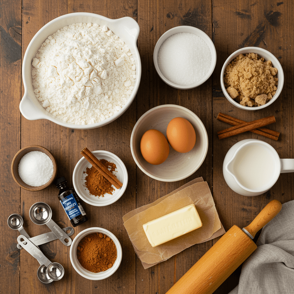 Cinnamon Roll Cookie Recipe ingredient